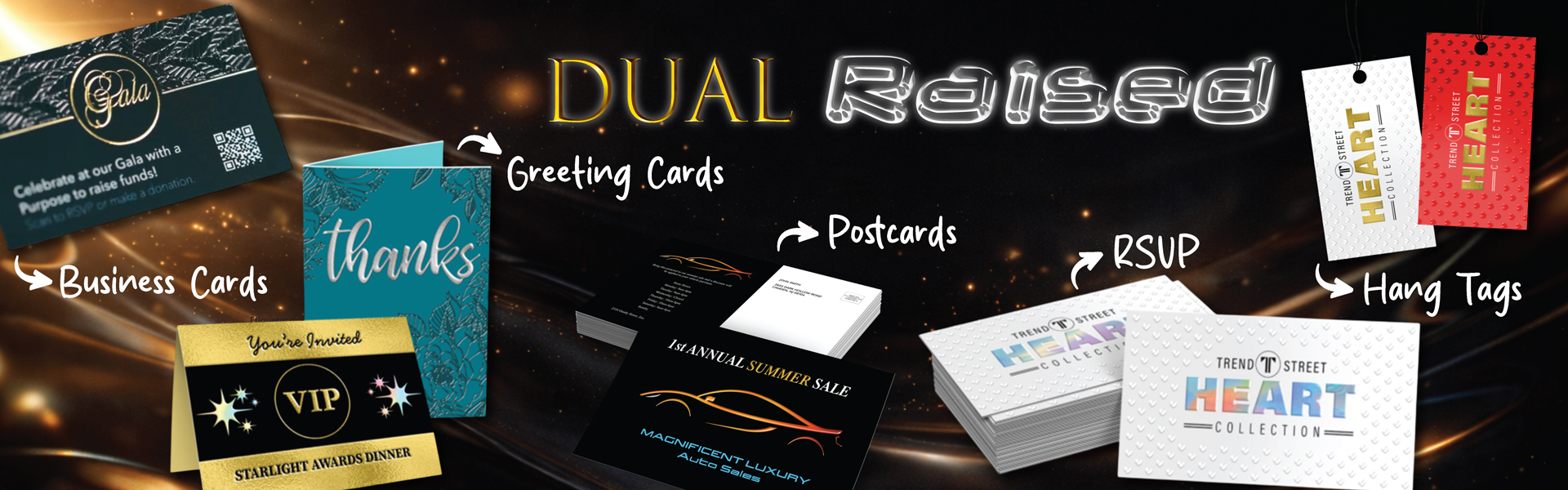Dual Raise Postcard