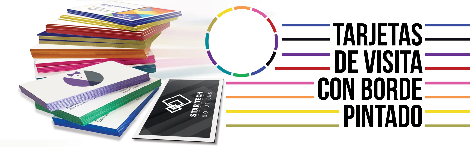 Painted Edge Business Cards SPN