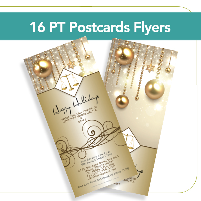16 PT Postcards Flyers