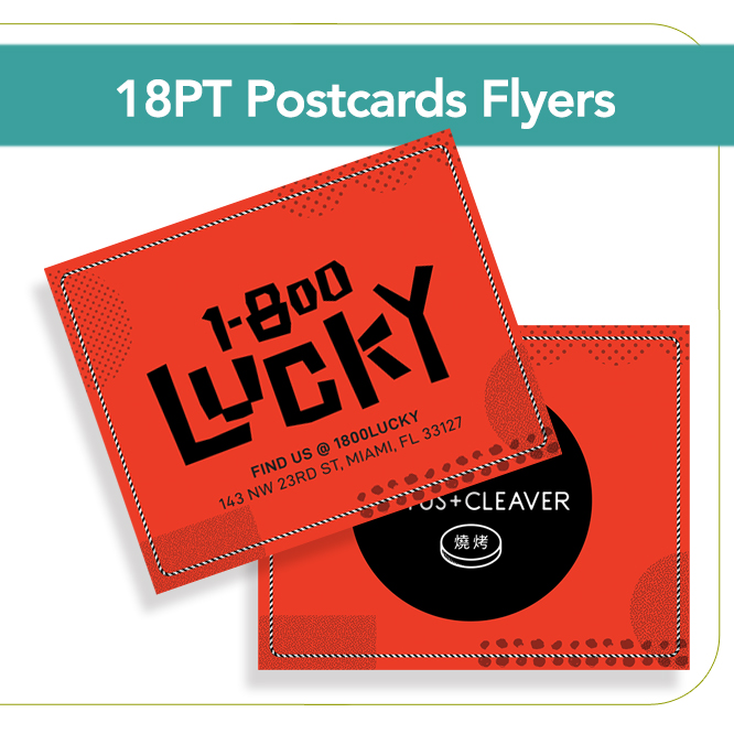 18PT Postcards Flyers