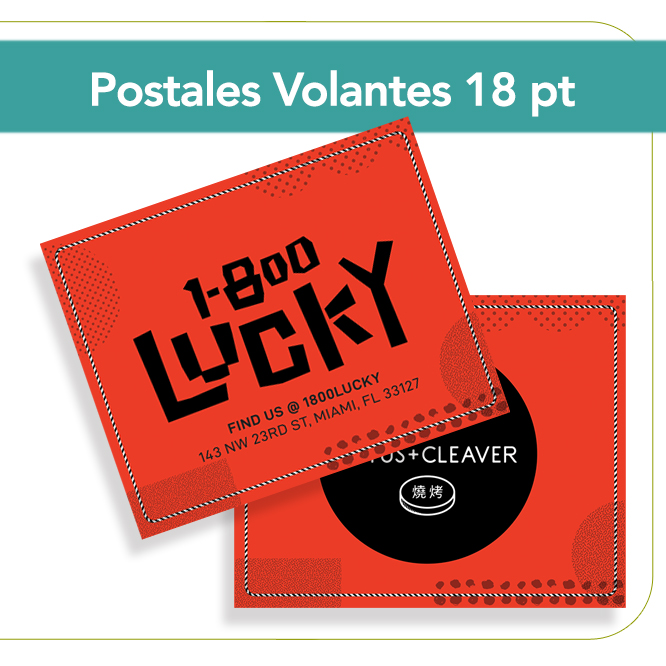 Volantes Postales 16 pt