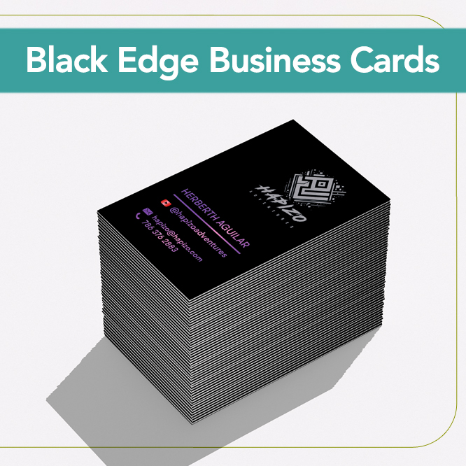 Black Edge Business Cards