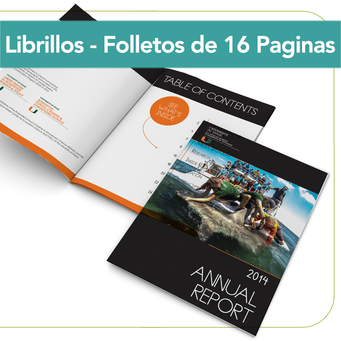 Librillos - Folletos de 16 Paginas