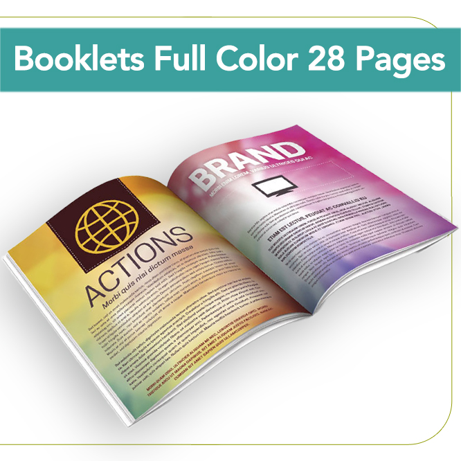 Booklets Full Color 28 Pages