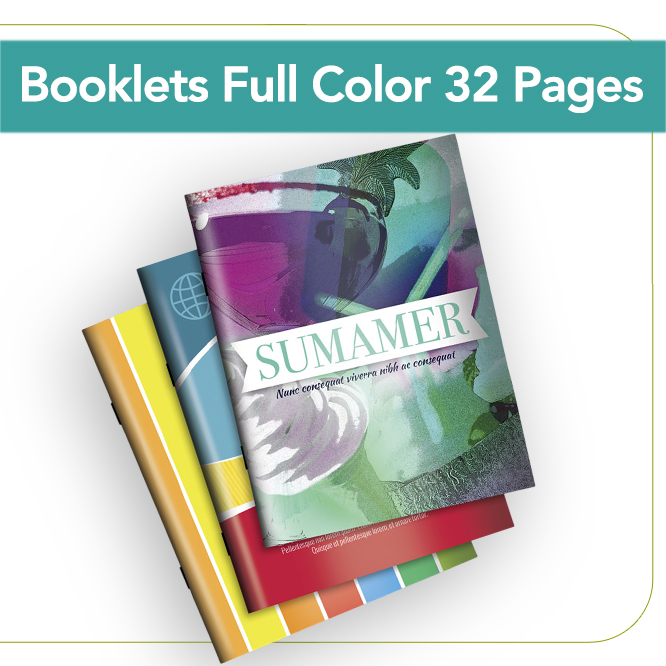 Booklets Full Color 32 Pages