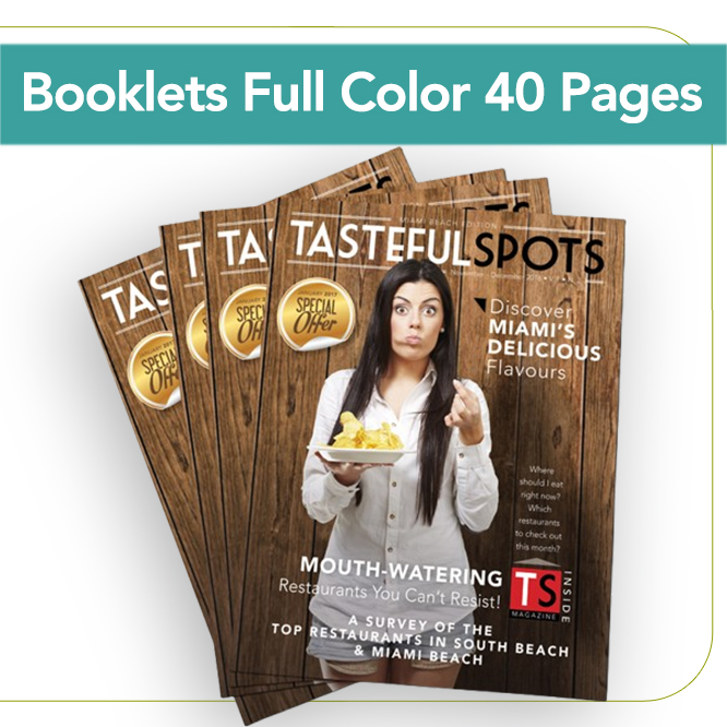 Booklets Full Color 40 Pages