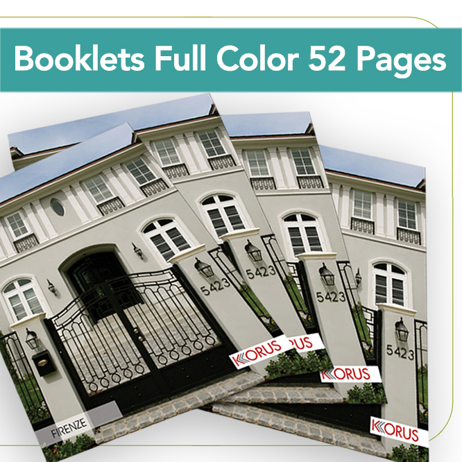 Booklets Full Color 52 Pages