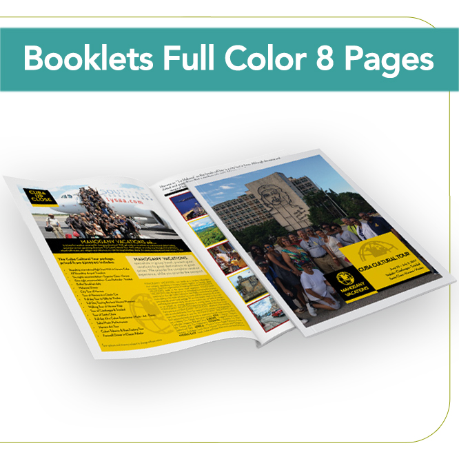 Booklets Full Color 8 Pages