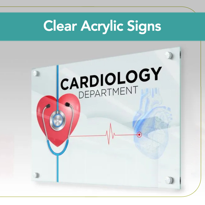 Clear Acrylic Signs