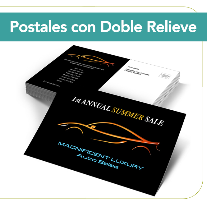 Postales con Doble Relieve