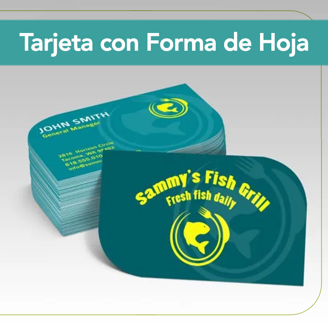 Tarjetas de Visita de Borde Negro