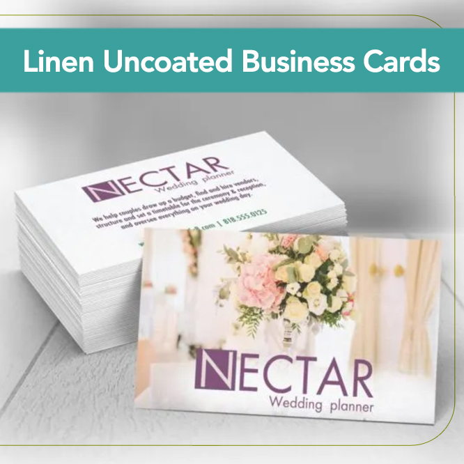 Linen Uncoated Business Cards