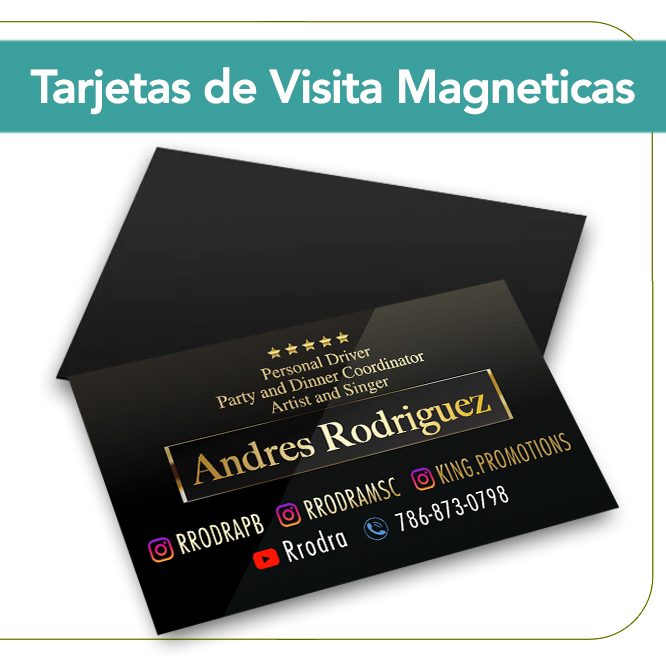 Tarjetas de Visita Magneticas