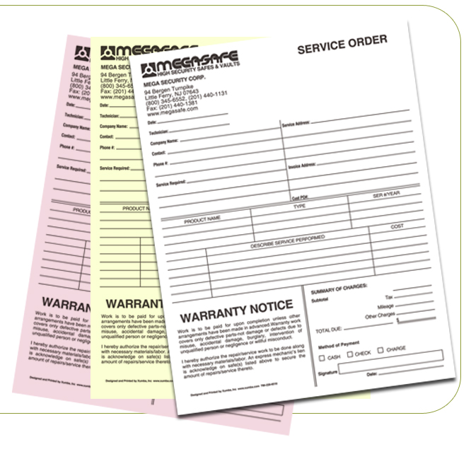 NCR Form 8.5x11