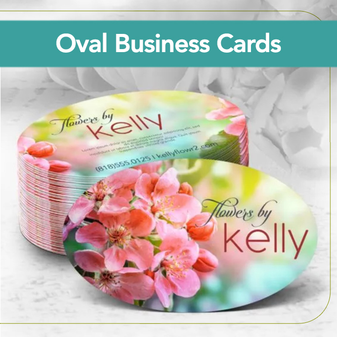 Oval Business Cards