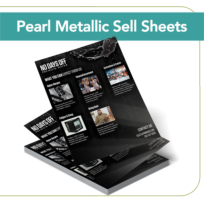 Pearl Metallic Sell Sheets