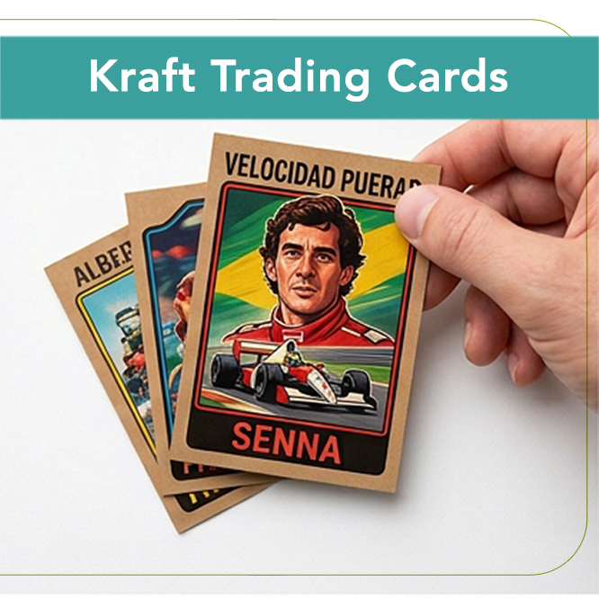 Brown Kraft Trading Cards