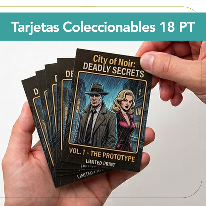 Tarjetas Coleccionables de 18 PT