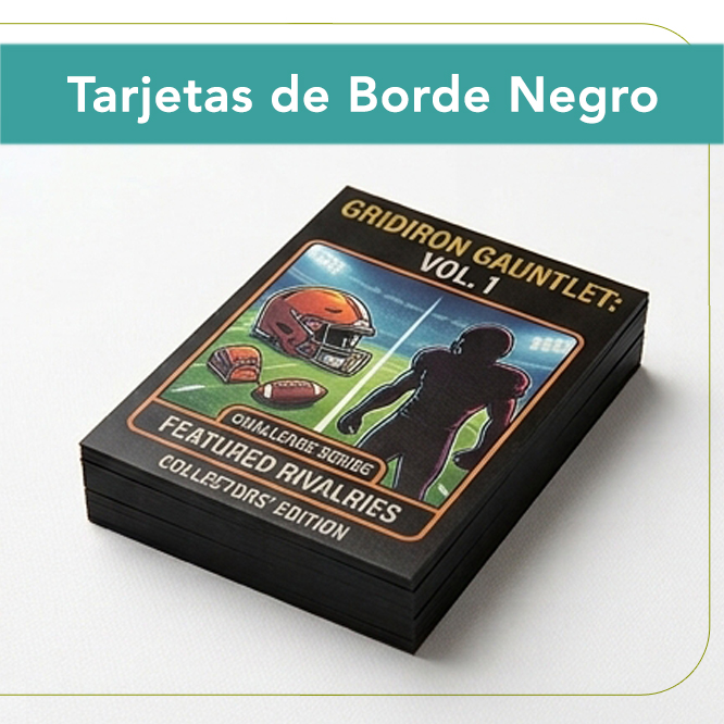 Tarjetas de Colección de Borde Negro