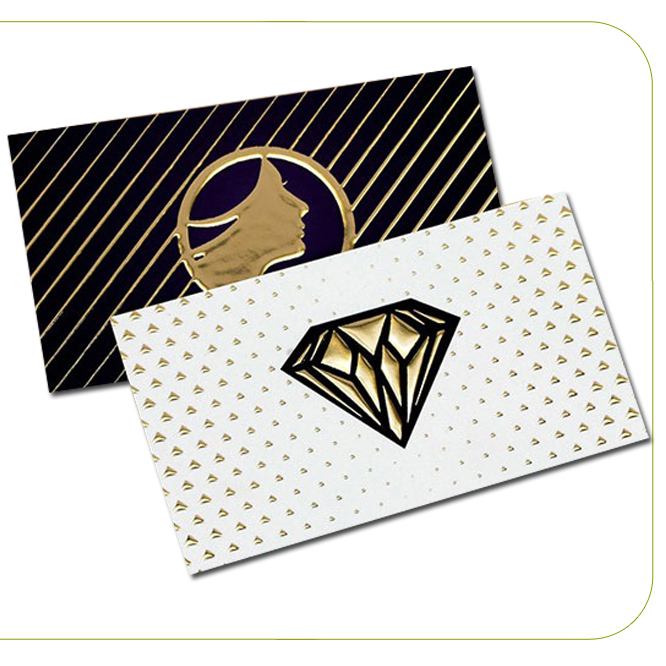 Raised Foil Business Cards
