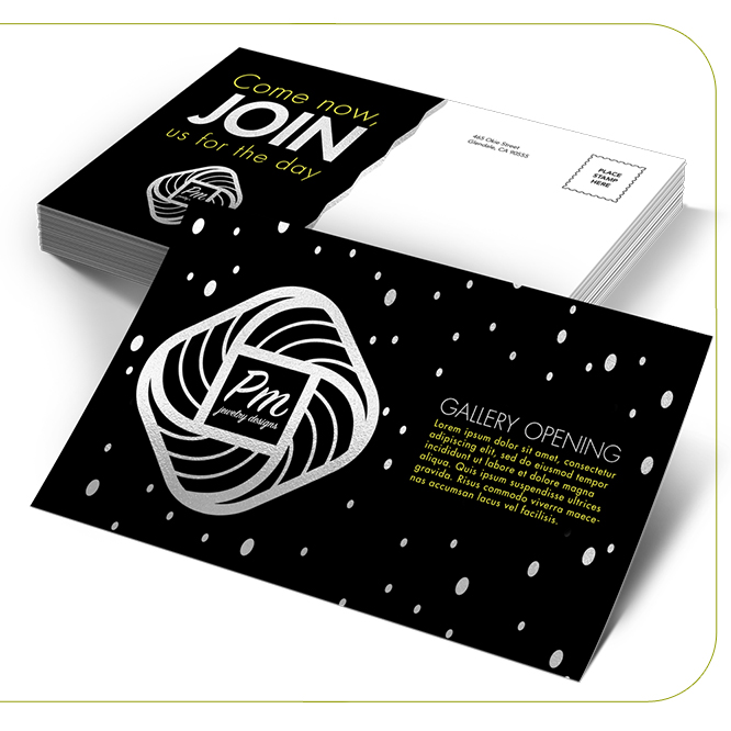 Dual Raised Postcard